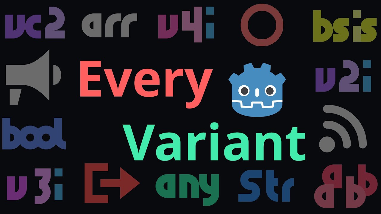 Все варианты в Godot 4