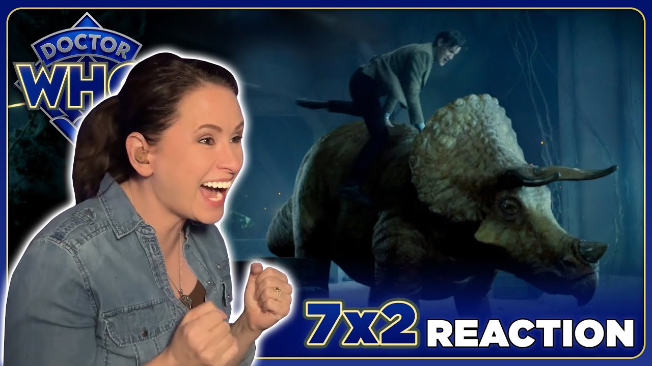 🦕 DINOSAURS. MAKE. EVERYTHING. BETTER 🦖  Doctor Who 7x2 Reaction | Dinosaurs on a Spaceship