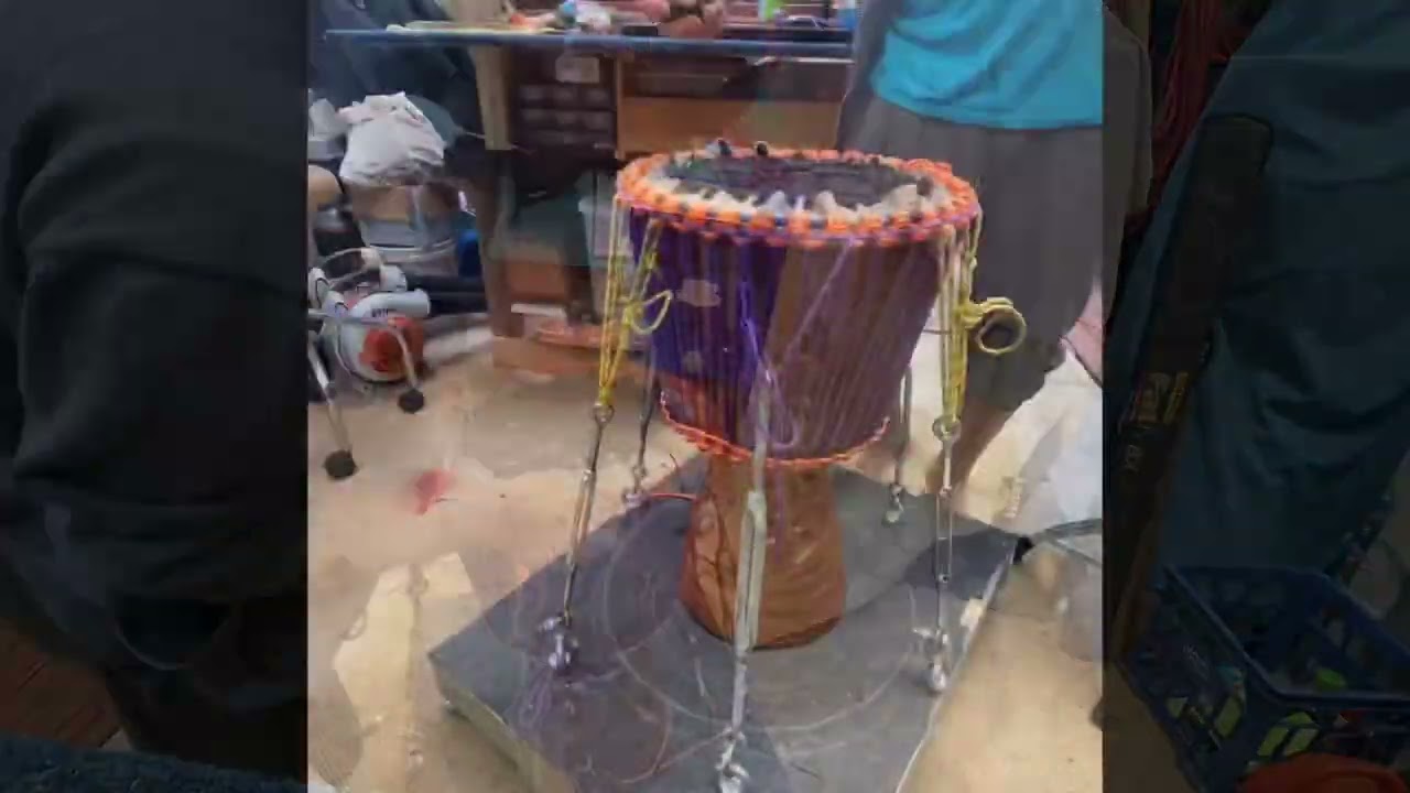 Djembe Drum Making With Guinea Shell | Time Lapse