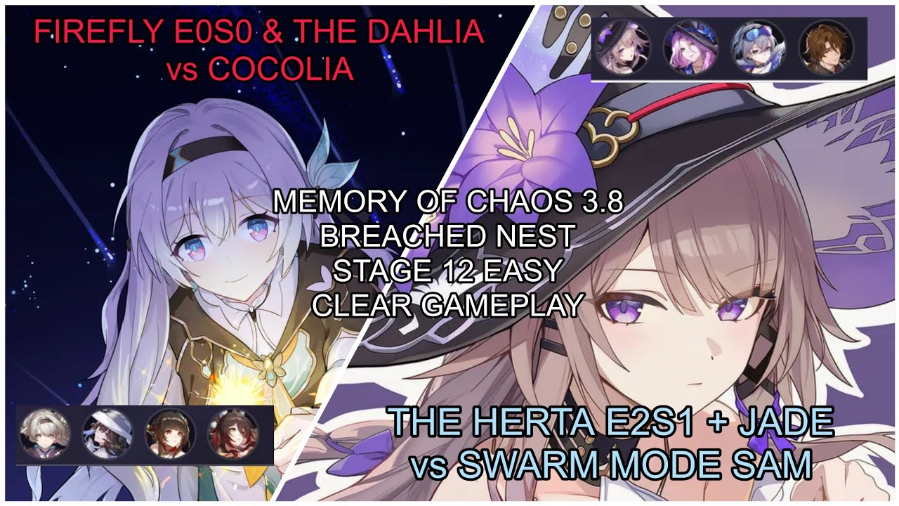 firefly & the herta MOC 3.8 breached nest stage 12 easy clear | HONKAI STAR RAIL