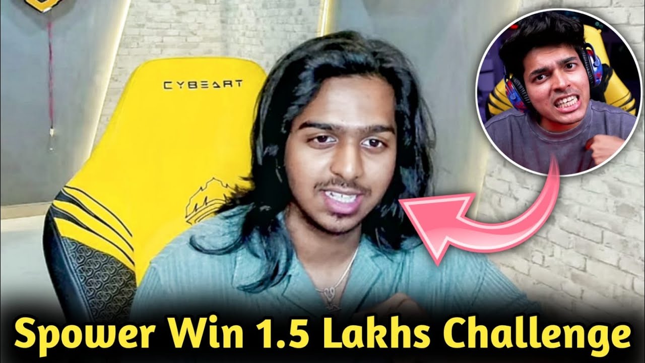 Spower Wins 1.5 Lakh Challenge 😱 Jonathan Challenge Spower 1V4
