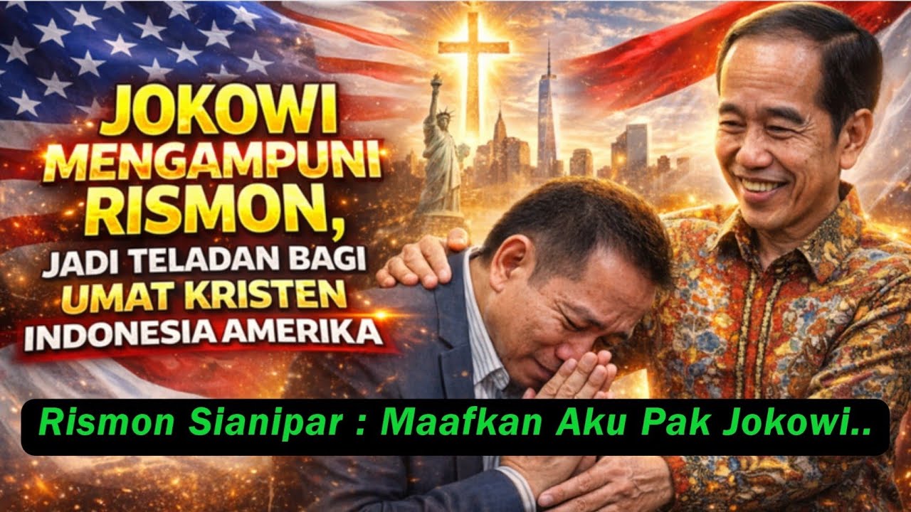 Khotbah terbaru Pdt Mell Atock di USA yg Bertolak dari Permintaan Maaf Rismon kepada Pak Jokowi!