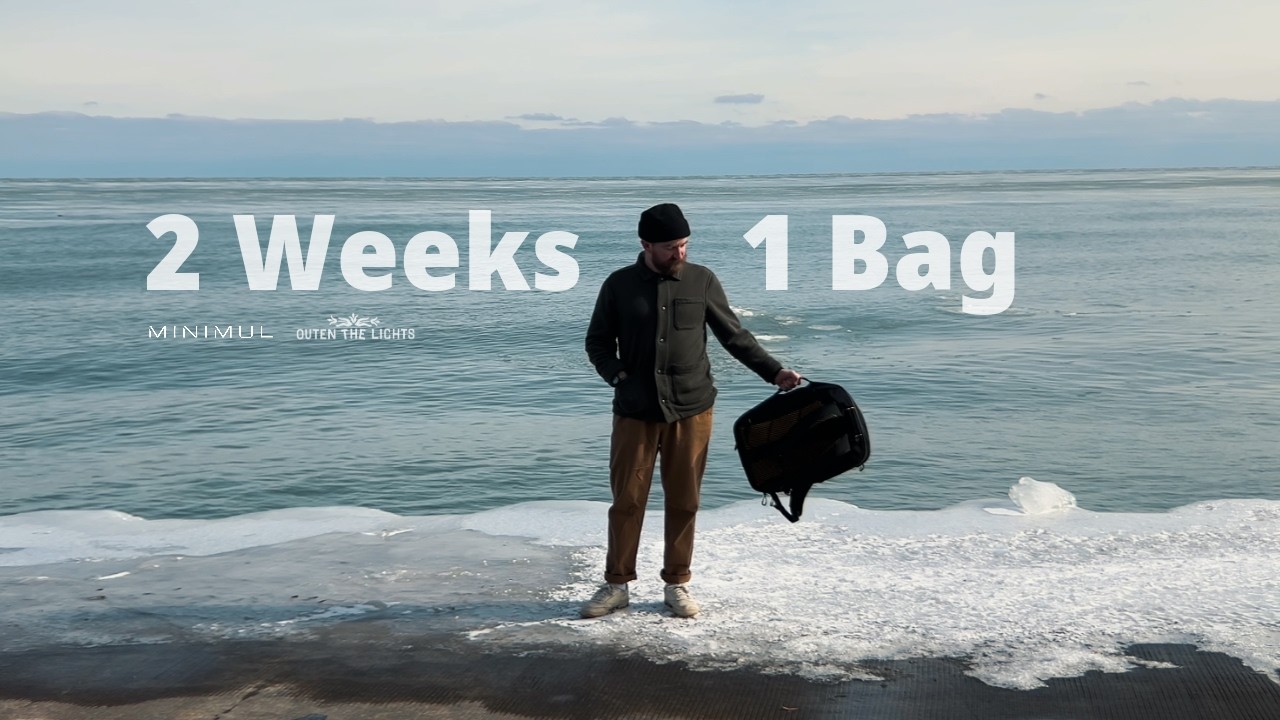 Two Weeks, One Bag | Minimalist Pack With Me | Minimul M38 Travel Backpack