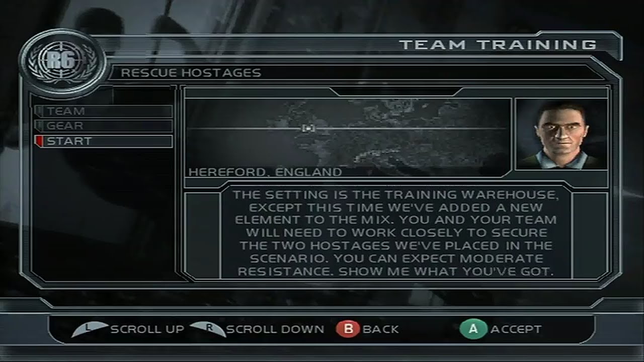 Tom Clancy's Rainbow Six 3: Cutscenes