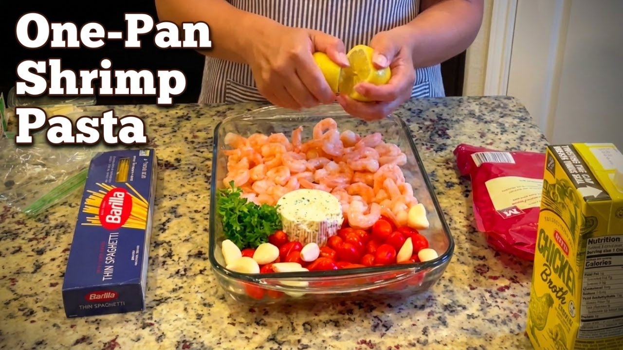Shrimp Pasta So Good You'll Forget It's One Dish!