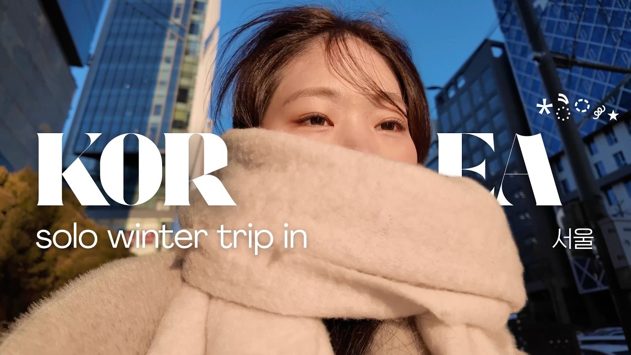 solo winter trip in KOREA 🇰🇷 | food, shopping, getting hair done, ice skating at Hyatt, ski trip