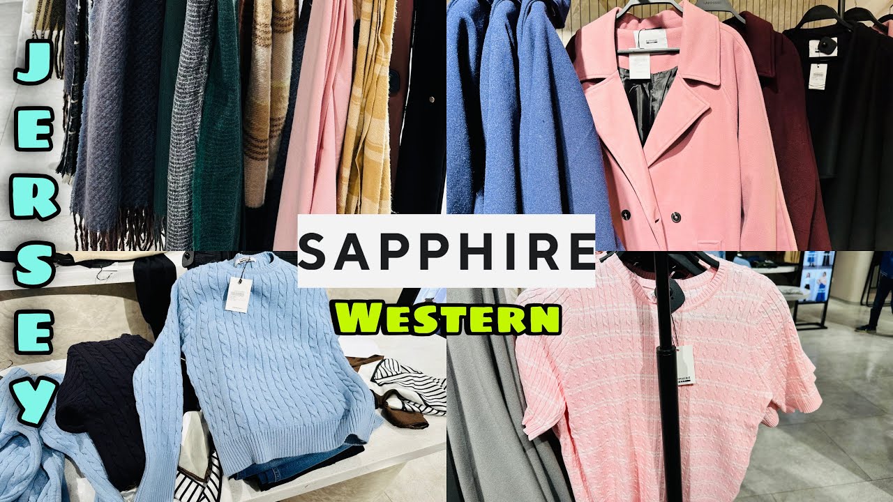 Sapphire Jersey Sweater Collection 2026🧣Sapphir Cap Shawl Collection 2026 🌸 Life with HiraHashaam 