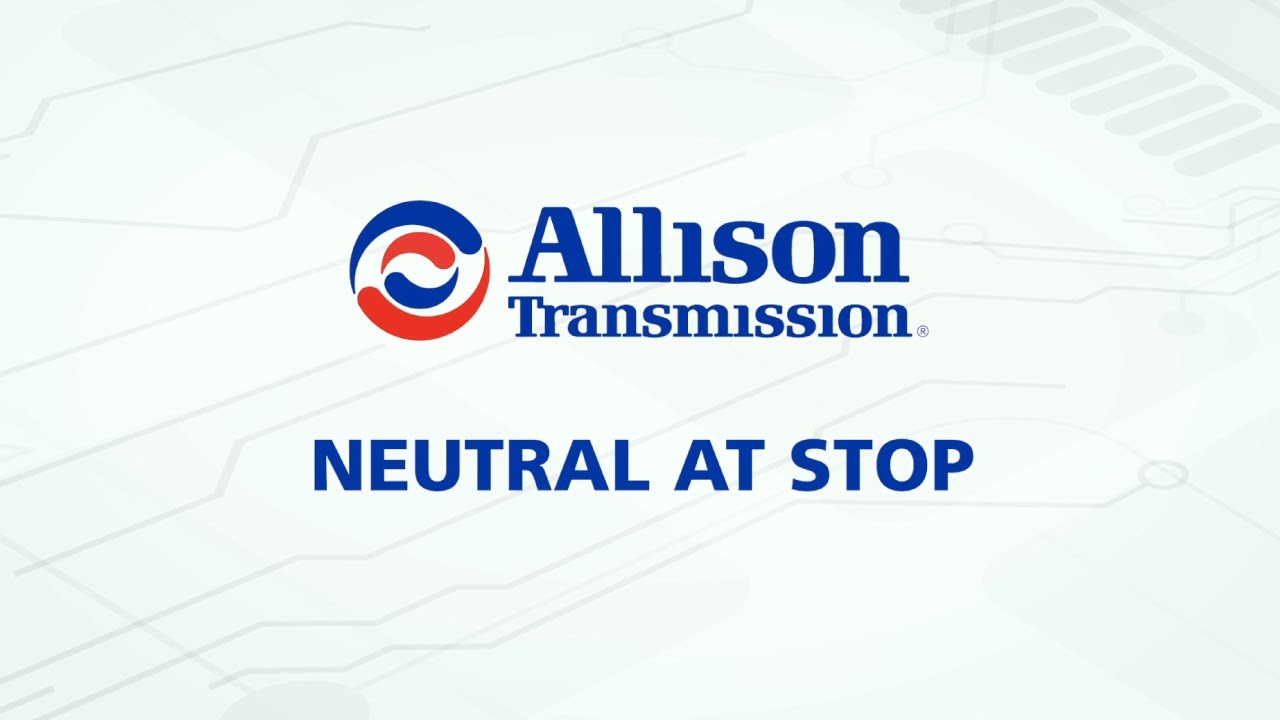 Neutral at Stop - I/O Function
