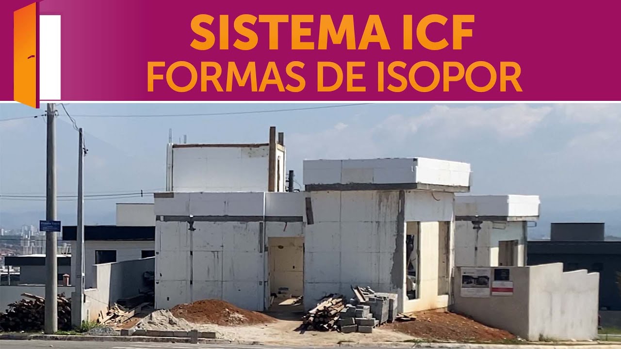 Tour por uma casa de EPS - formas de isopor