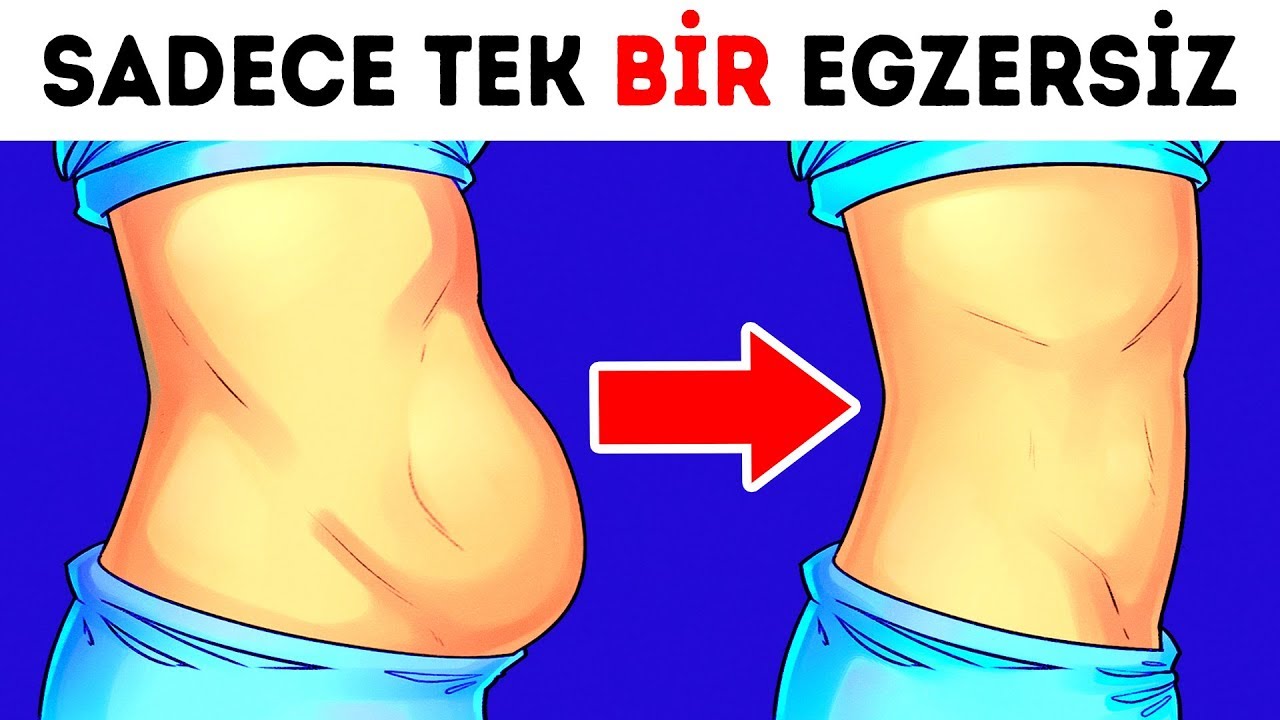 Sırttaki Yağları ve Göbeği Eritmek için Sadece Bir Adet Basit Egzersiz