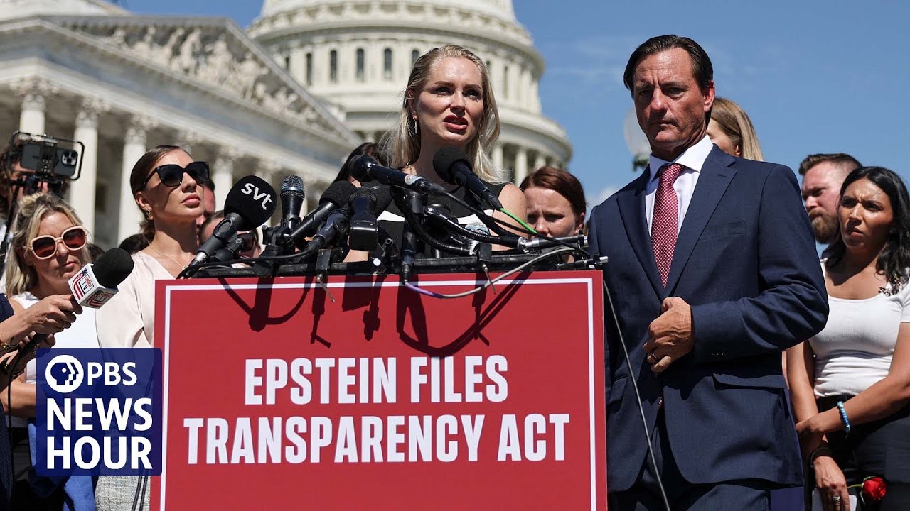 Epstein survivors demand justice in Washington as Trump calls case 'a Democrat hoax'