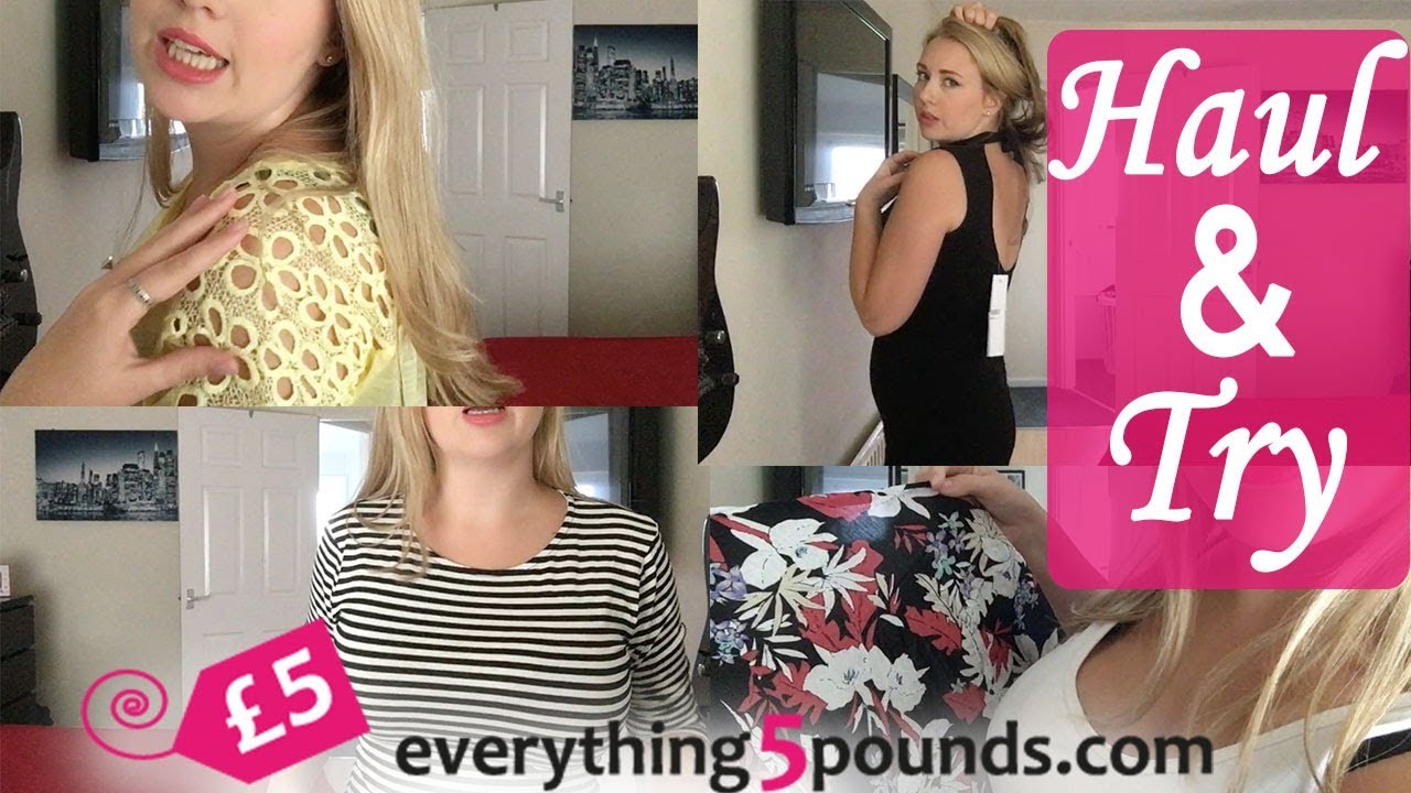 EVERYTHING 5 POUNDS HAUL REVIEW AND TRY ON