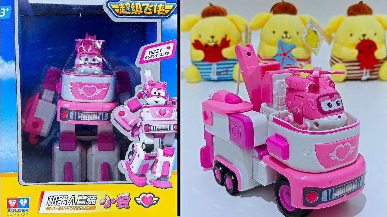 Super Wings : Transforming Vehicle Dizzy's Rescue Tow - Toy Unboxing | PawPawGo's Toys
