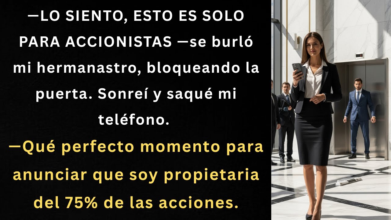 Me Negaron la Entrada a la Junta Directiva—Cinco Minutos Después, Yo Controlaba la Empresa