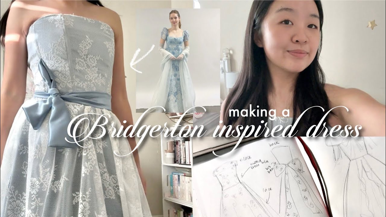 𐙚 making a bridgerton inspired dress from scratch ◛⑅·˚ ༘ ♡