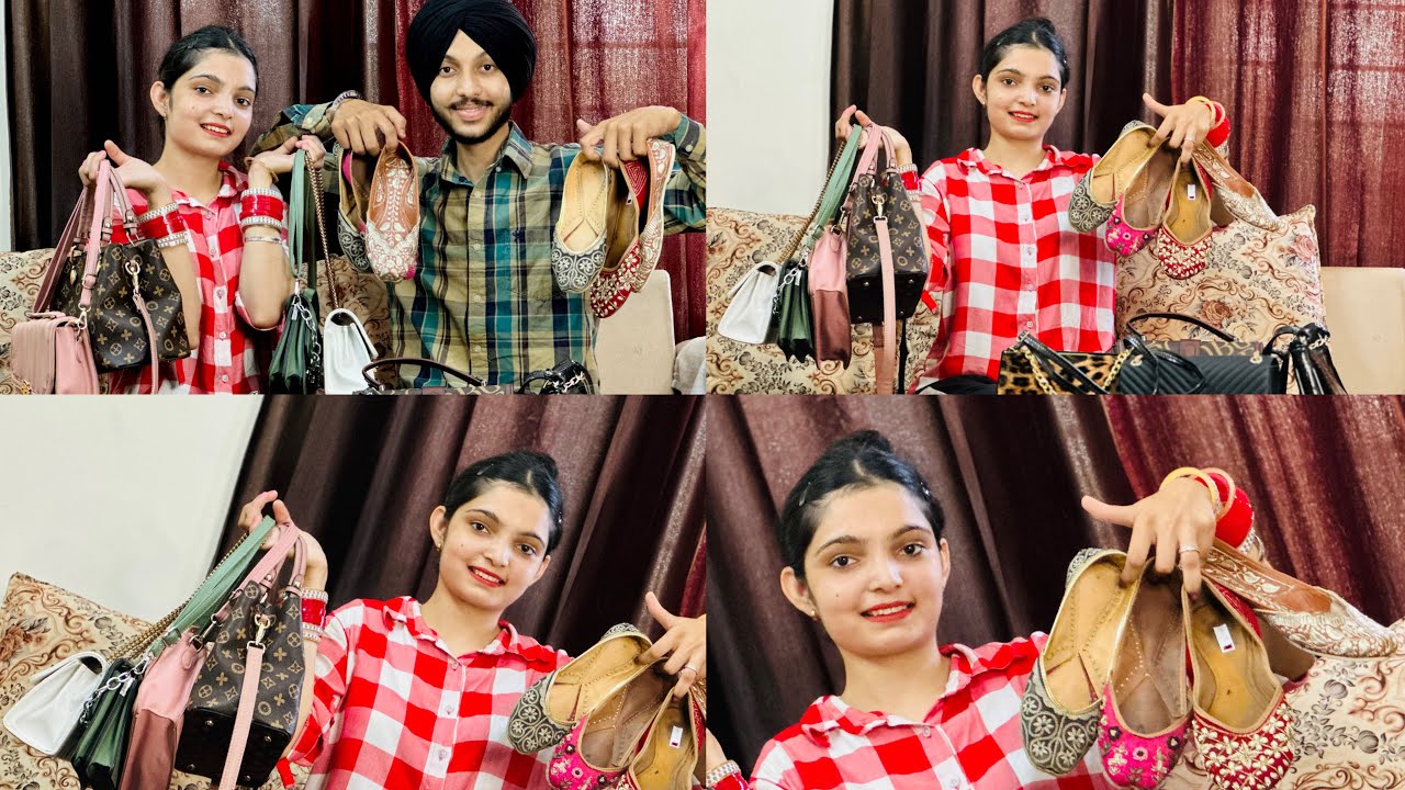 ਮੇਰੀ bags 👜ਤੇ footwear 👠collection ਤੇ ਦੇਖੋ ਹਰਸ਼ ਲਈ ਬਣਾਇਆ ਪੋਹਾ 😋👌🏻(ginu_harsh) vlogs ❤️