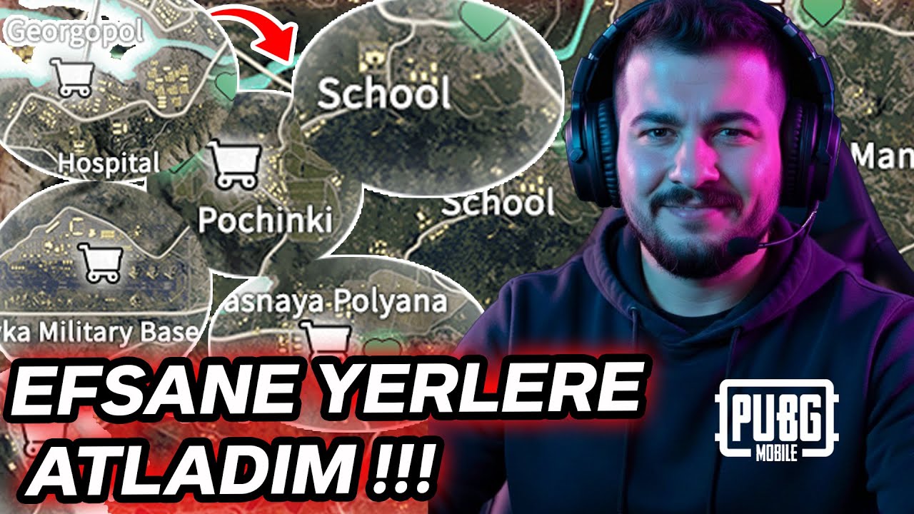 EN EFSANE YERLERE ATLADIM !! - PUBG Mobile