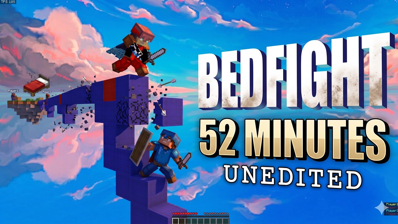 52 Minutes of UNEDITED Bedfight Sweating on Pika Network 🥵