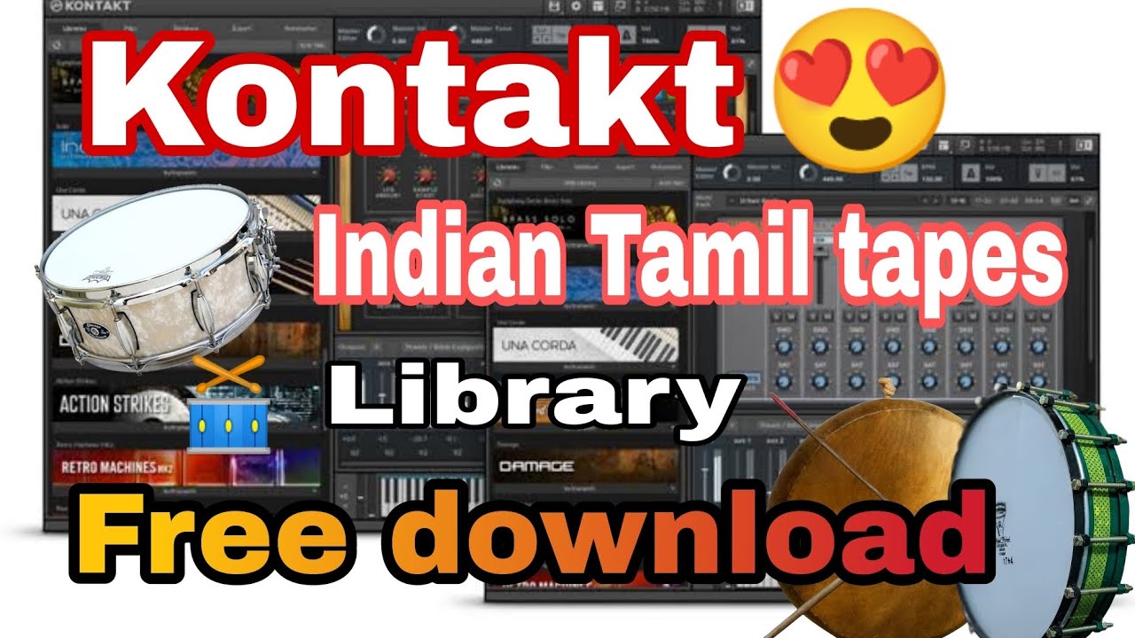 Kontakt Indian|| Tamil tapes||library||Free Download#kontakt #music #kuthu #tamil #chriatian #sample