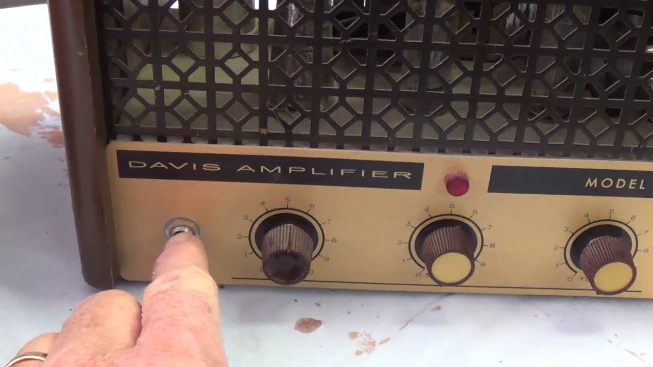 Conversion of a J.W. Davis P.A. Amp into a Tube Guitar Amp