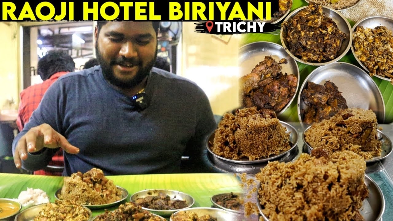 Raoji Hotel Mutton Biriyani & Pepper Chicken Dry - Trichy