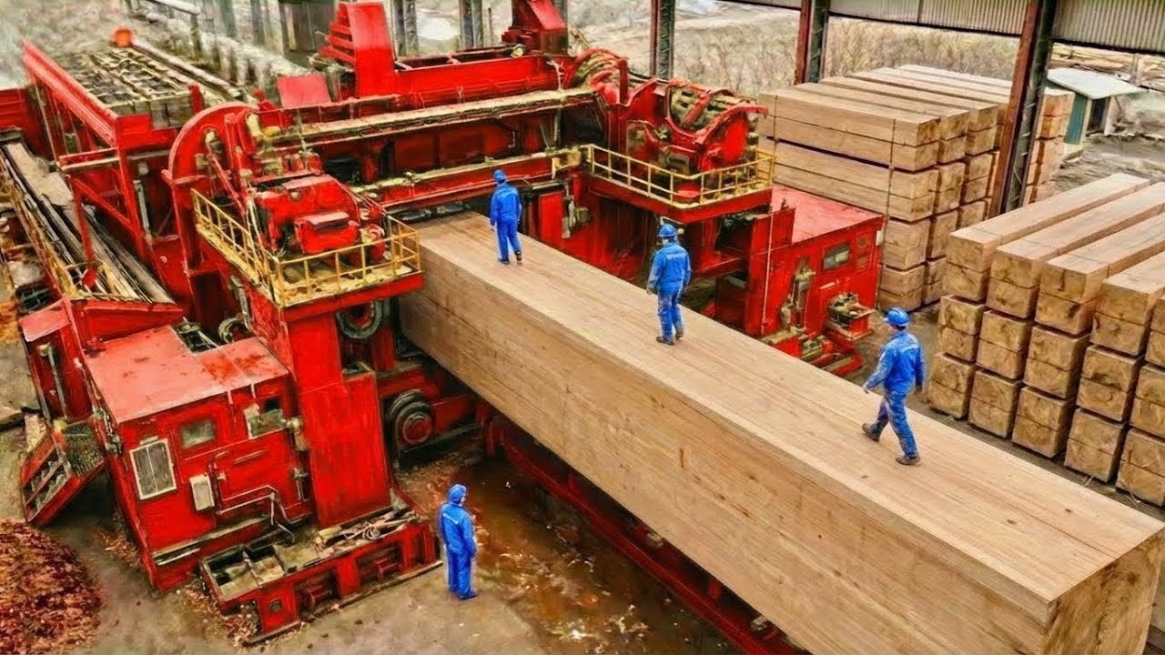 Inside The Factory | What Thousands of Massive Logs Become in This High-Tech Chair Production Line