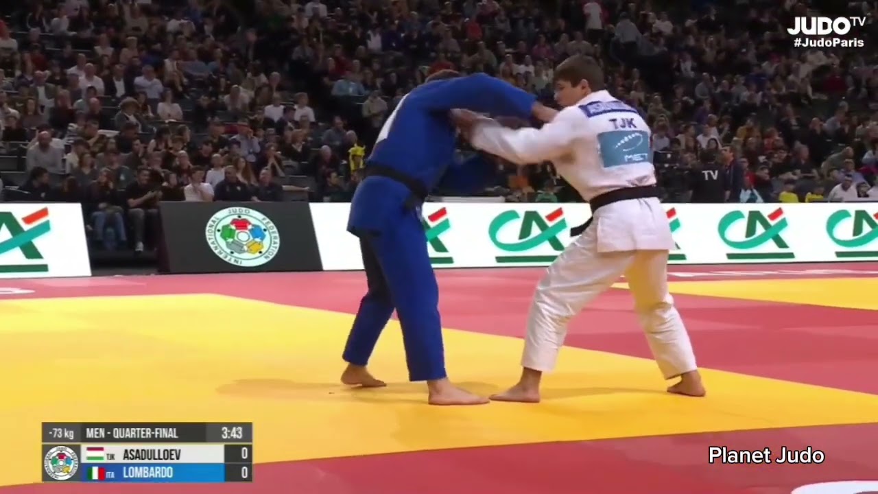 Muhiddin ASADULLOEV 🇹🇯 🆚️ Manuel LOMBARDO 🇮🇹 | четвертьфинал/-73кг | Большой Шлем Париж 2026