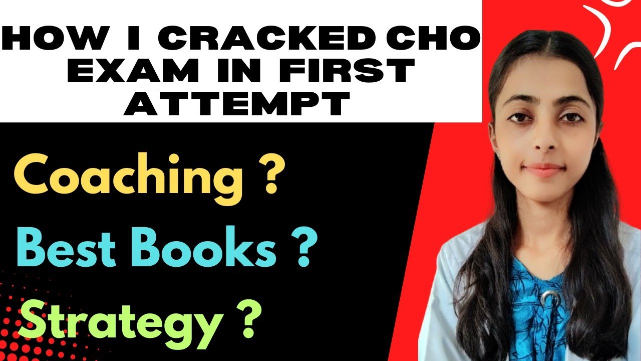 How to Crack CHO Exam in First Attempt | Best Books + Proven Strategy #communityhealthofficer  