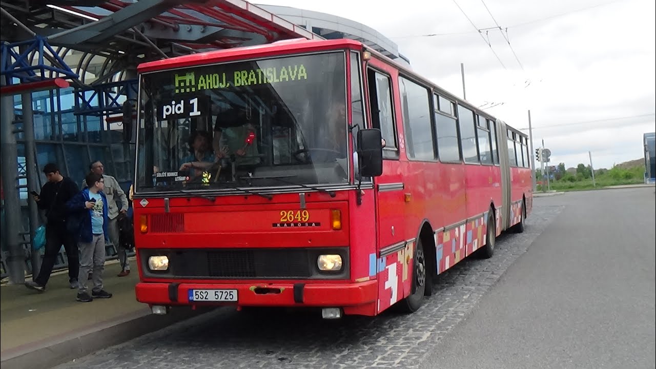 Autobus Karosa B741 CNG ev.č. 2649 na lince PID 1 v rámci autobusového dne PID v Letňanech | 13.5.23