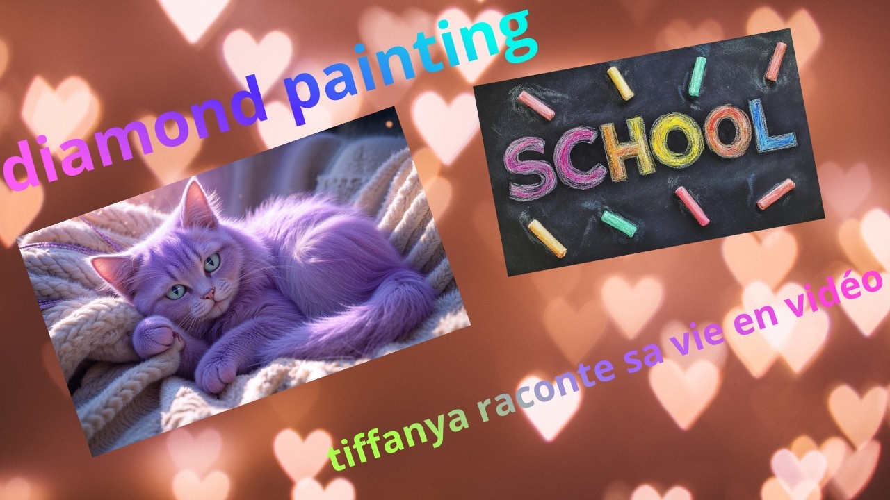 Diamond painting avec tiffanya 