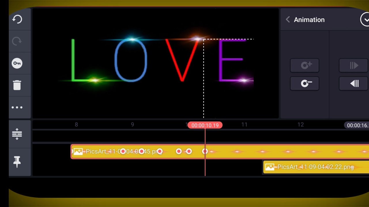 How to make a light text Kinemaster text effects tutorials #kinemaster