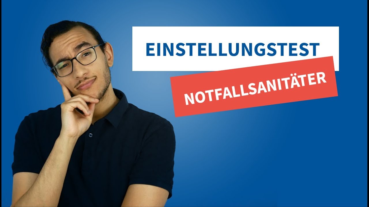 Einstellungstest NOTFALLSANITÄTER/IN | Das musst du wissen! (2026) #einstellungstest #sanitäter