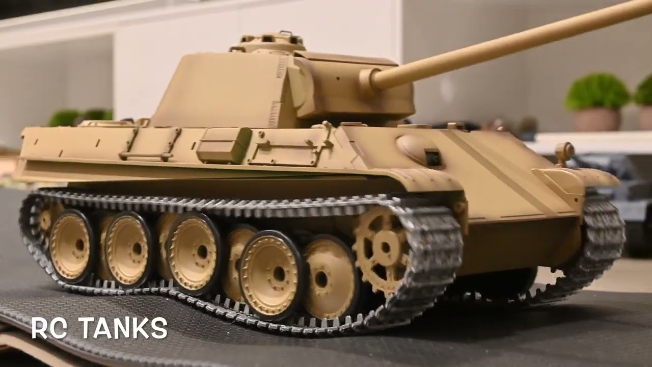 RC TANKS  -   PANTHER G  Real Tank Action  1/16 -  NIKON Z50 TEST