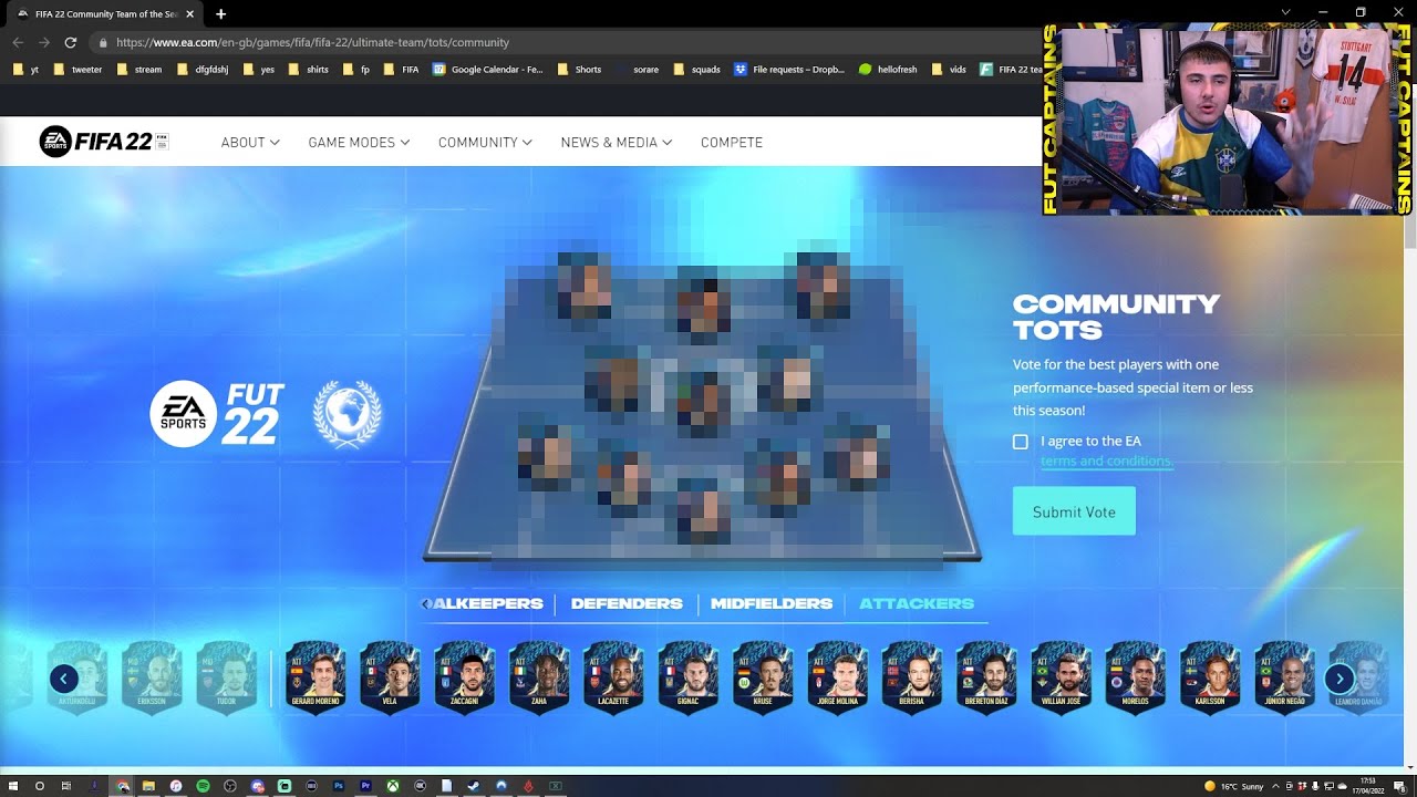 Danny Aarons' TOTS Vote!