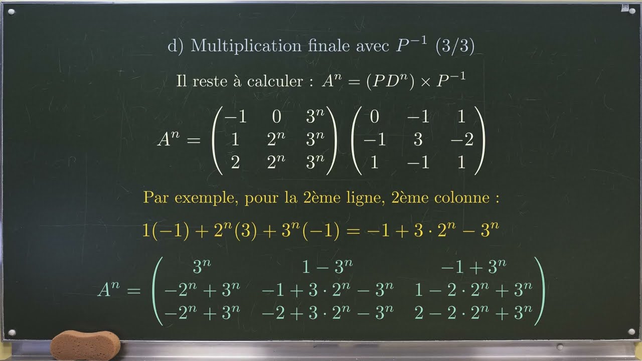 Matrice de Passage et Matrice puissance !!!🍵