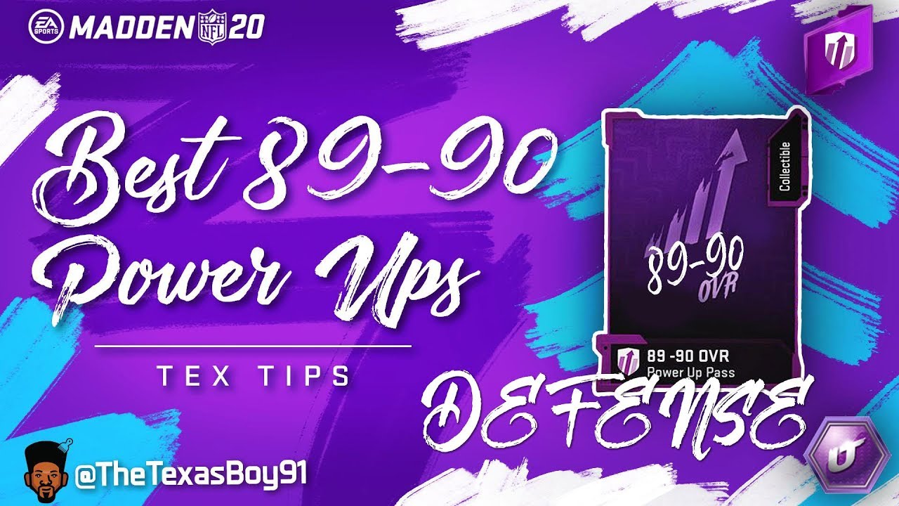 Get The Best Weapon On Defense | Who You Should Use Your Tier 5 89-90 Overall Power Up Pass On
