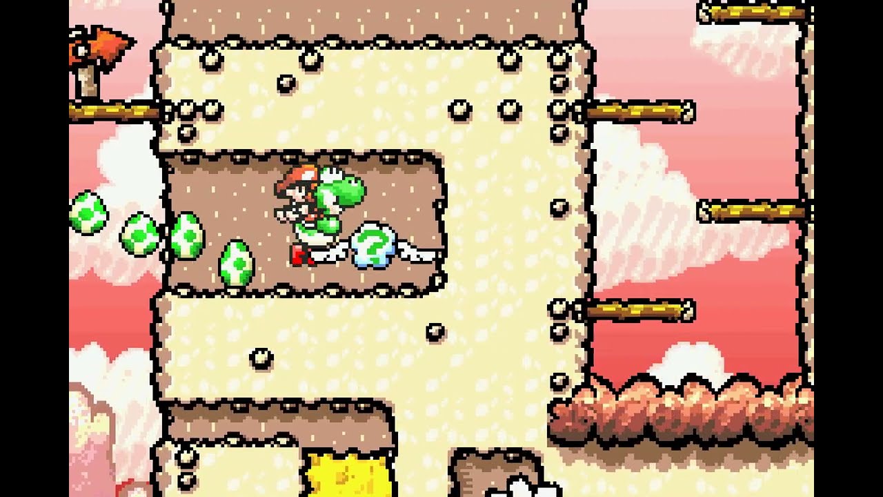 Yoshi's Island: Super Mario Advance 3 - Secret 3: Go! Go! Morphing!