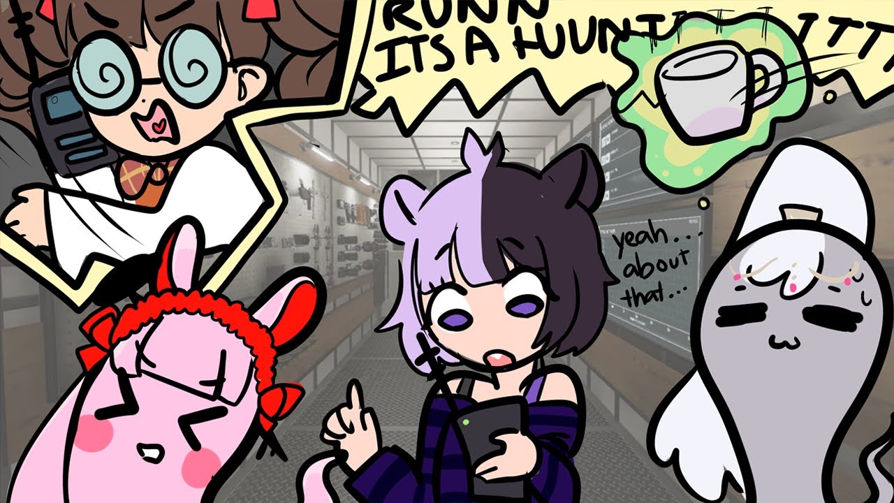 four girlypops enter a spooky mansion... with VTC Macabre【 PHASMOPHOBIA】