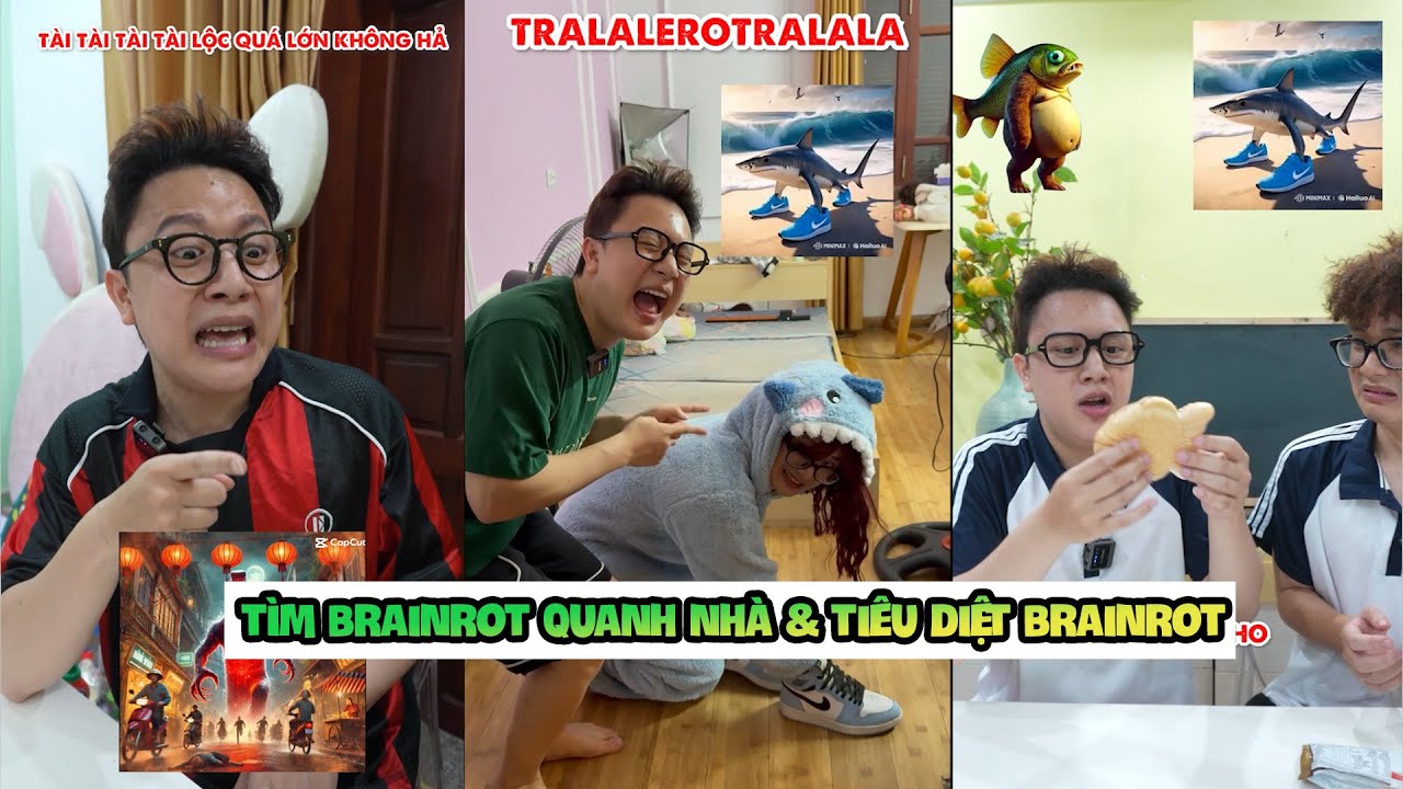 Tim BRAINROT Quanh Nhà & Tiêu Diệt Quái Vật Brainrot