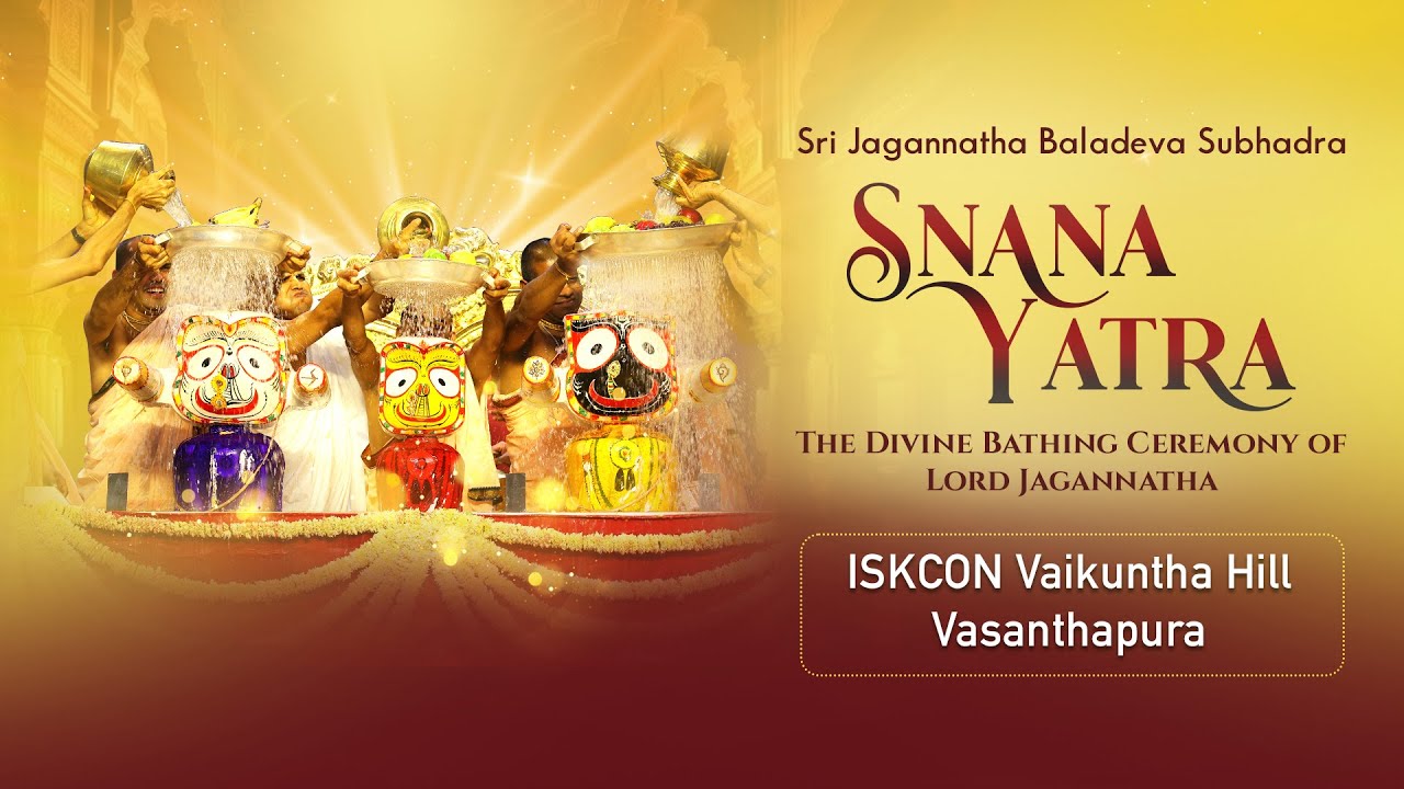 Snana Yatra - The Bathing Festival of the Lord Jagannatha | ISKCON Vaikuntha Hill | 22 June 2024