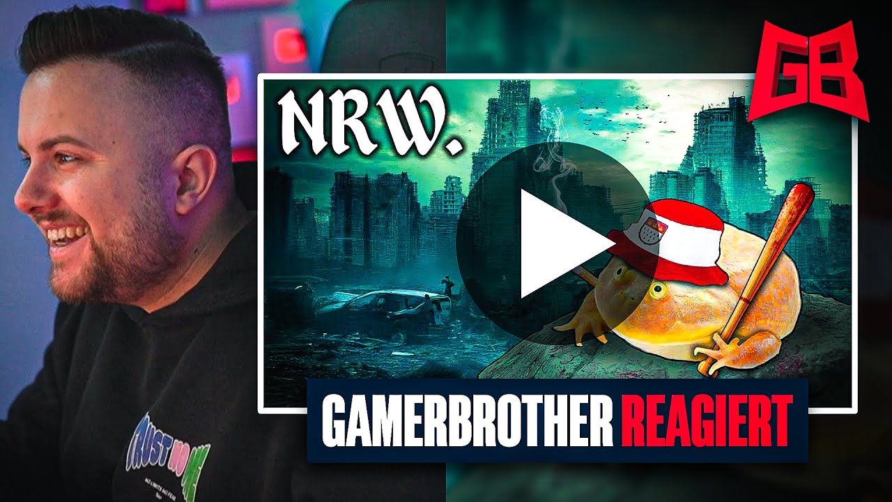 NRW auf die 1! 😂 GamerBrother REAGIERT auf JULES - Bundesländer in einer Nussschale 😂