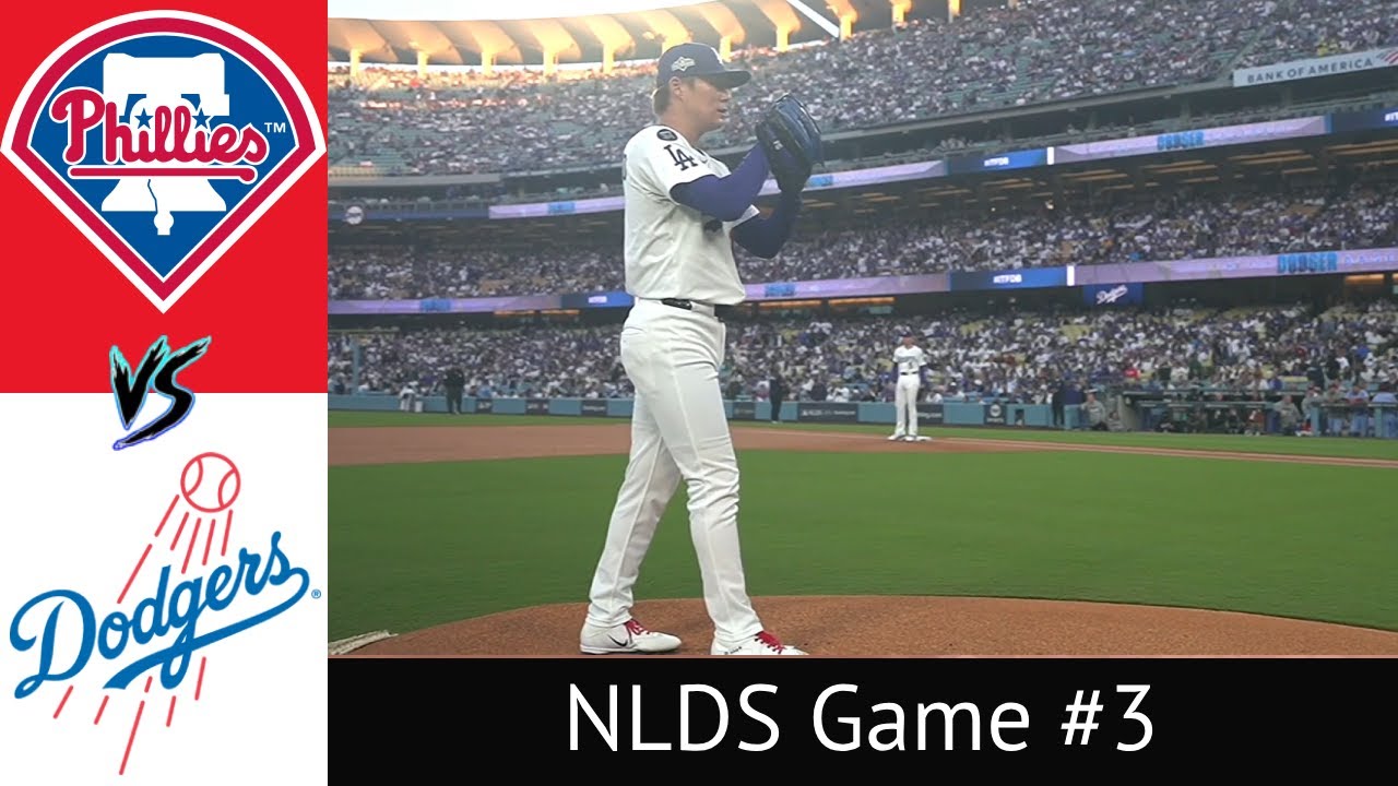 Филлис против Доджерс, сокращенная игра NLDS 3, 10/8/25