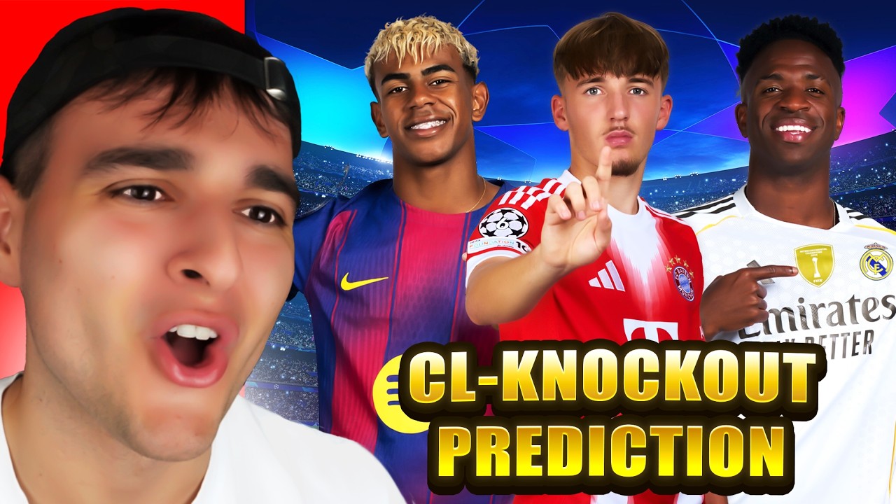UNSERE CHAMPIONS LEAGUE KNOCKOUT PHASE PREDICTION 🏆