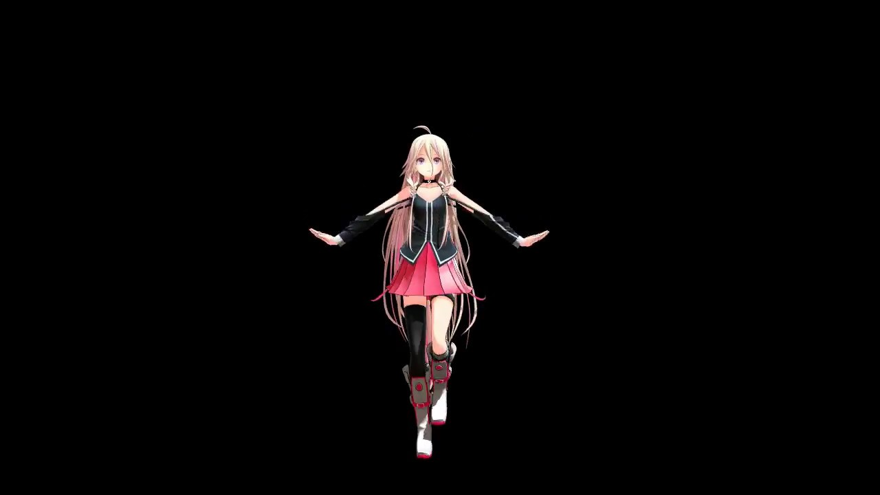 [MMD hologram ready] Otsukimi recital