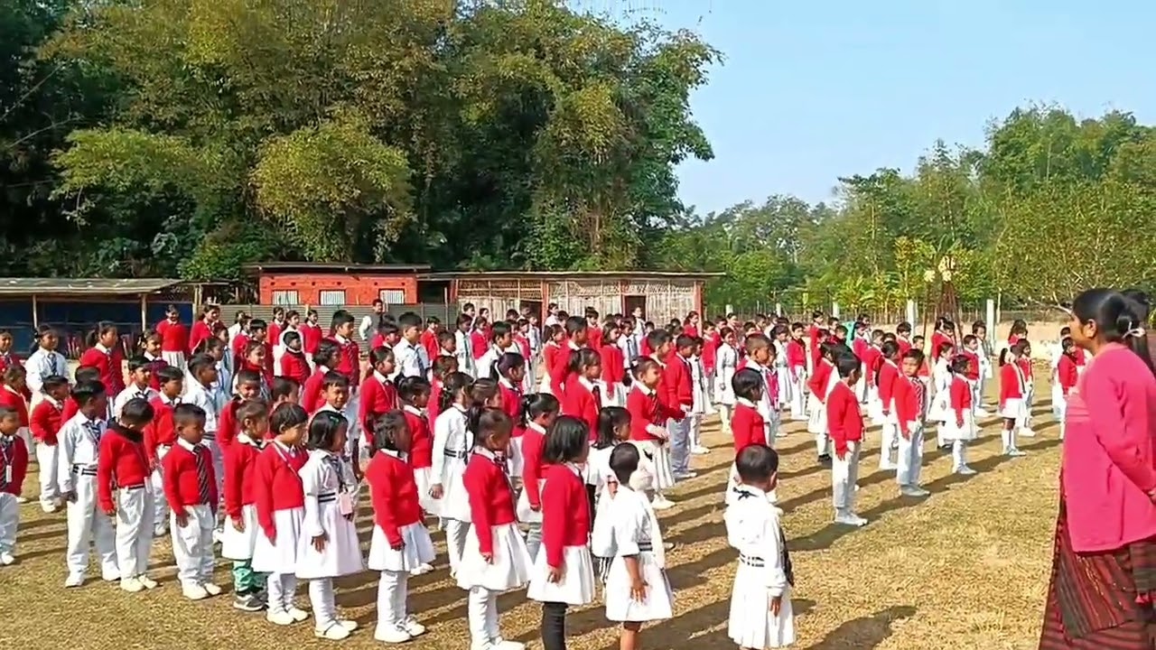 শংকৰদেৱ জ্যোতি বিদ্যাপীঠ//Morning Assembly// March Past//🌱💐