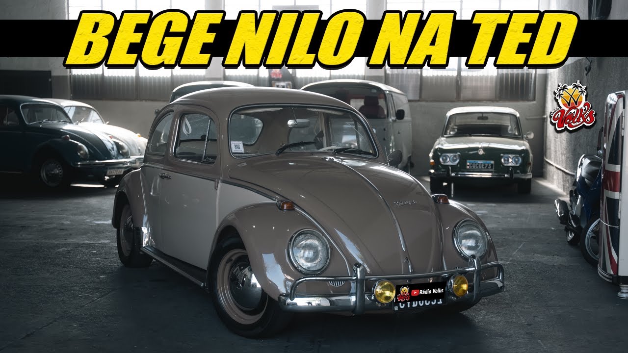 CHEGOU FUSCA BEGE NILO NA TED GARAGE