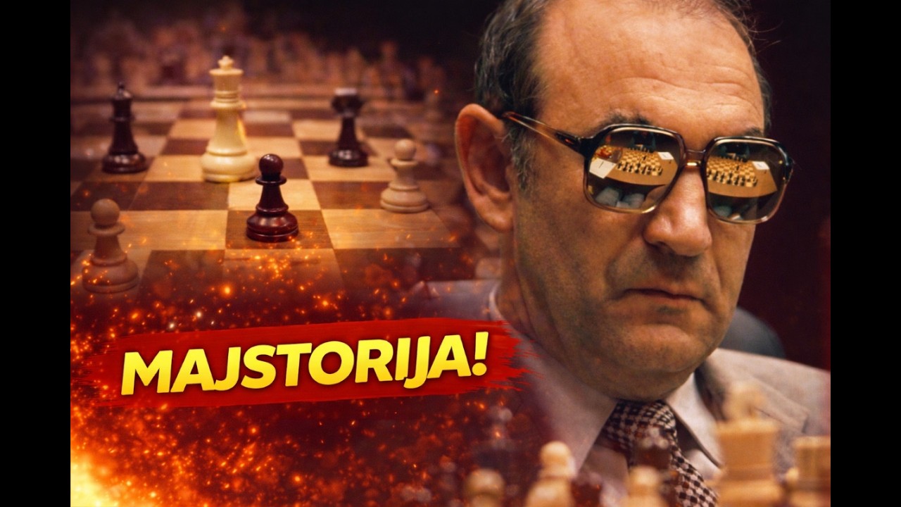 GENIJALNO! Korchnoi pokazao kako se igra Francuska odbrana #sah #svetsaha  #sahovskapartija