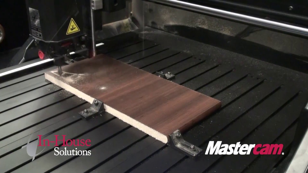 Simpsons Engraving toolpathed by Mastercam Machined on ICONIC CNC