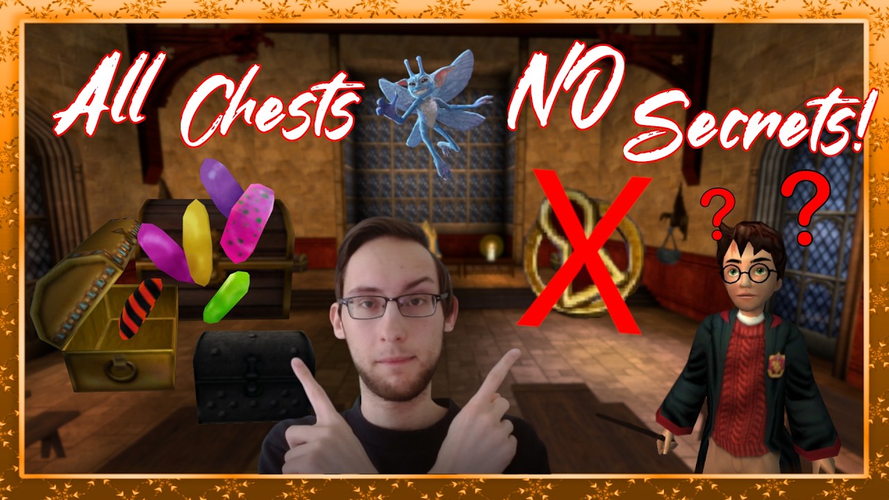 Can I open ALL CHESTS inside Harry Potter 2 (PC) WITHOUT triggering any SECRETS? - Challenge Run