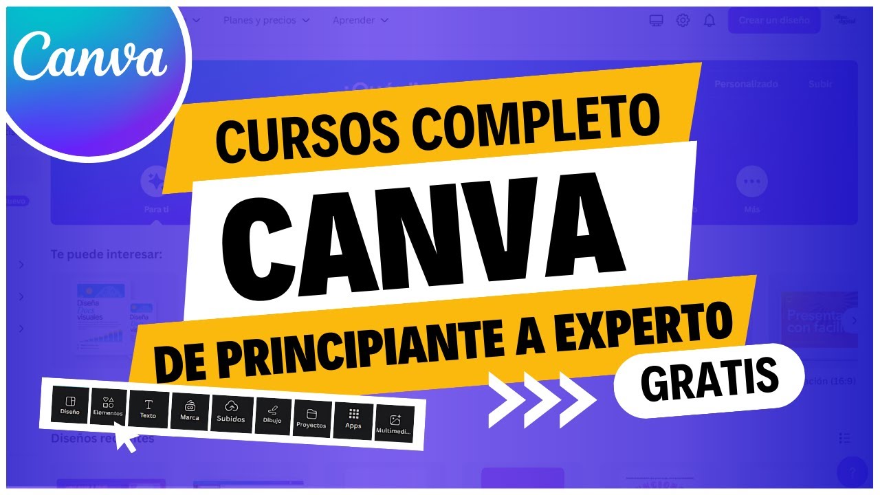 Curso completo de CANVA GRATIS🔥Desde Cero a Pro ⭐ Aprende a Diseñar como un Profesional💙